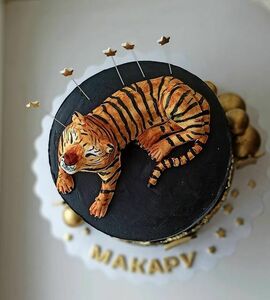 Торт с тигром №492603