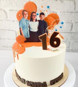 Торт тройняшкам на 16 лет №490125