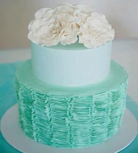 Свадебный торт мятный №169939