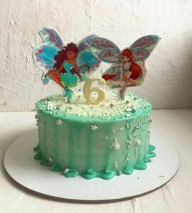 Торт с феями на 6 лет №485117