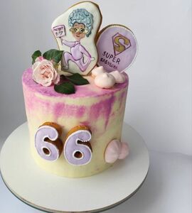 Торт на 66 лет женщине №110214