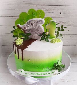 Торт коала на годик №138908