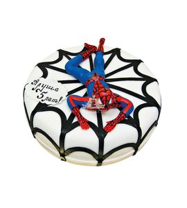 Торт Человек Паук на паутине