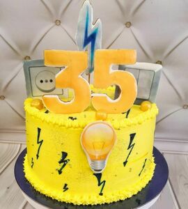 Торт электрику на 35 лет №336715