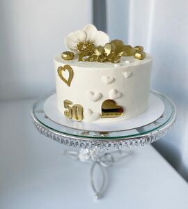 Торт на Золотую свадьбу №195647