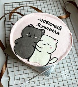 Торт Душниле с котиками №731621