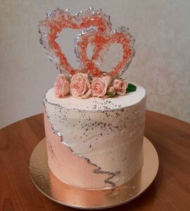 Торт на Хрустальную свадьбу №192144