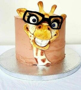 Торт с жирафом прикольный №492906