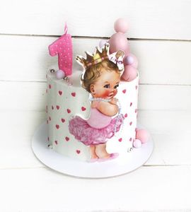 Торт на 1 год нашей принцессе №211928