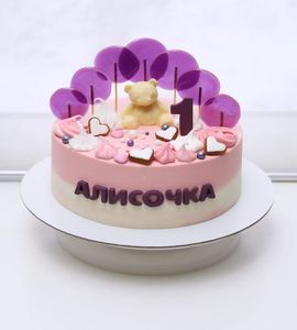 Торт на 1 год Алисочке №211942