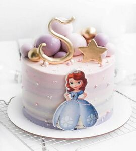 Торт принцессе без мастики №485504