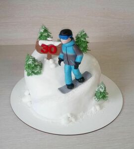 Торт сноубордисту №464822