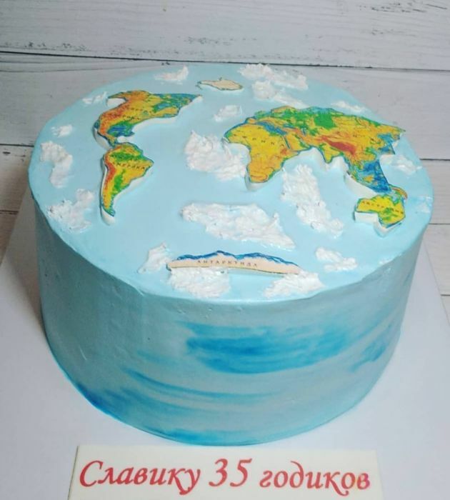 Торт карта на заказ в Киеве | Cake Shoko