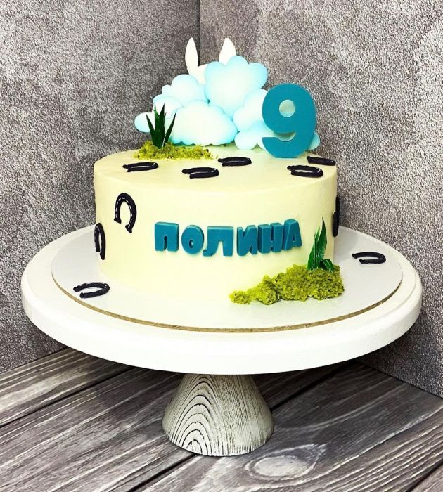 Торт на 9 лет девочке Полине №236331