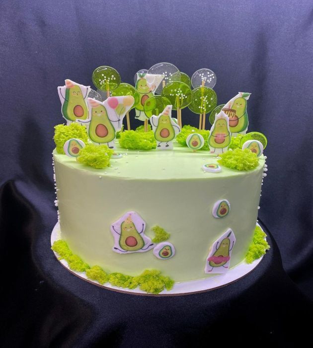 Торт Авокадо Фото На День Рождения
