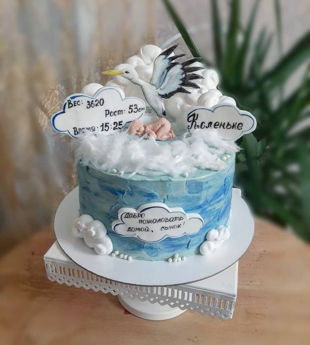 Торт Новорожденный Фото