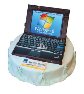 Торт Ноутбук с Windows 8