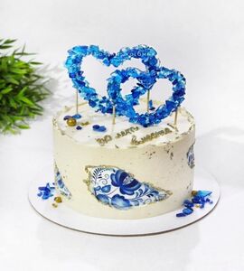 Торт на 20 лет свадьбы №192618