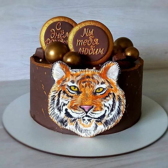 Торт с тигром №492606