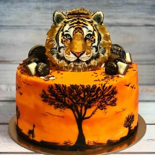 Торт с тигром №492610