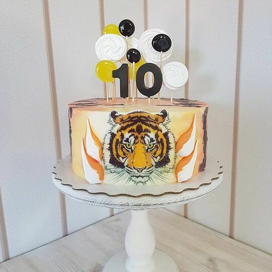 Торт с тигром №492620