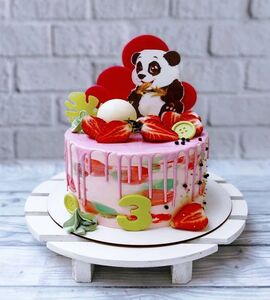 Торт на 3 года девочке панда №235613