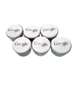 Капкейки с логотипом Google