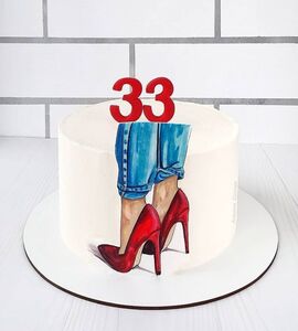 Торт на 33 года женщине №107637