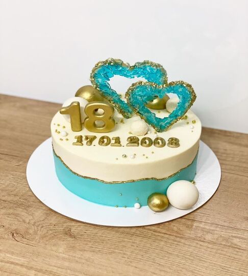 Торт на 18 лет свадьбы №192423