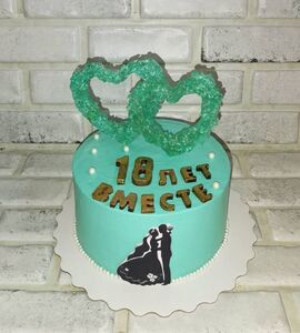 Торт на Бирюзовую свадьбу №192434