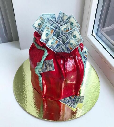 Торт мешок денег №448110