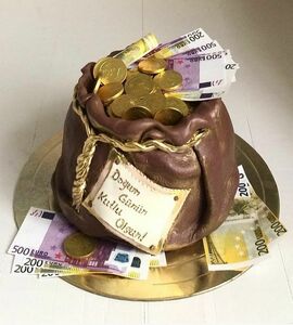 Торт мешок денег №448127