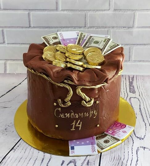 Торт мешок денег №448128