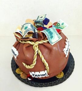 Торт мешок денег №448129