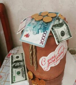 Торт мешок денег №448138