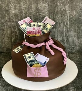 Торт мешок денег №448140
