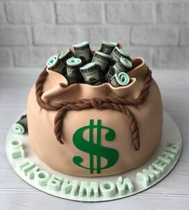 Торт мешок денег №448143
