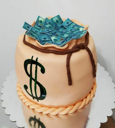 Торт мешок денег №448145