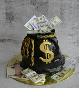 Торт мешок денег №448150