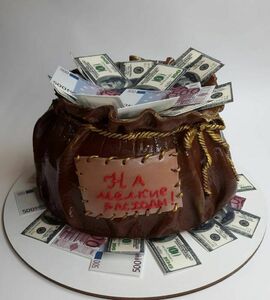 Торт мешок денег №448153