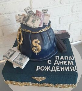Торт мешок денег №448169