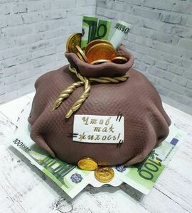 Торт мешок денег №448175