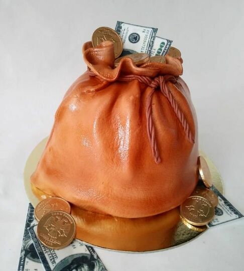 Торт мешок денег №448182