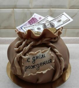 Торт мешок денег №448184