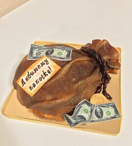Торт мешок денег №448193
