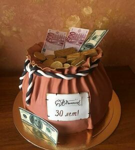 Торт мешок денег №448194