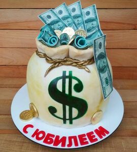 Торт мешок денег №448201