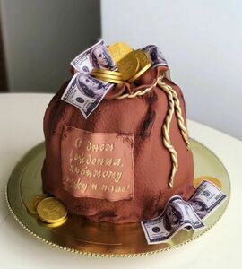 Торт мешок денег №448205