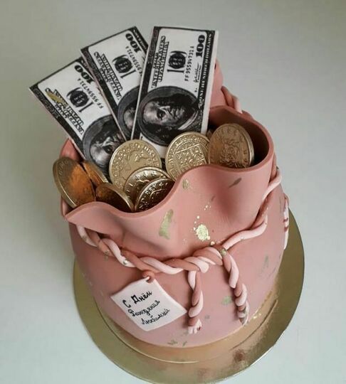 Торт мешок денег №448210