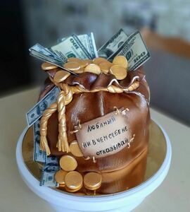 Торт мешок денег №448216